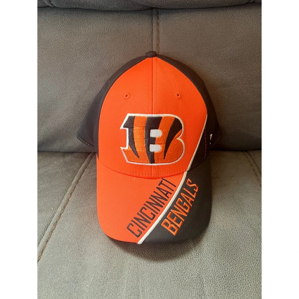 Cincinnati‎ Bengals 47 Brand NFL Orange Black Embroidered Logo Baseball Cap OSFA